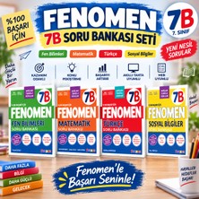 Fenomen 7b 7. Sınıf Soru Bankası Seti – Fen Bilimleri, Matematik, Türkçe ve Sosyal Bilgiler 4’lü Set