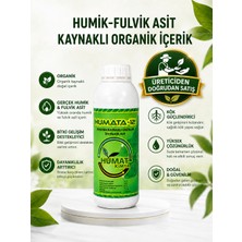 Humat Kimya Humata 12 (HUMİK FULVİK ASİT - LEONARDİT MENŞELİ) Organik Sıvı Gübre 1 Litre