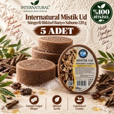 Dermolive Internatural Mistik Ud Süngerli Bitkisel Banyo Sabunu 5'li Paket (5 x 120 G)