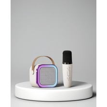 Azrlya Karaoke Mikrofon Hoparlör Seti Bluetooth Kablosuz Taşınabilir