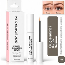 Efero Kaş Kirpik Canlandırıcı Serum 3ml – Su Bazlı Besleyici Dolgunlaştırıcı Vegan (%1 Biotin- %1 Peptit)