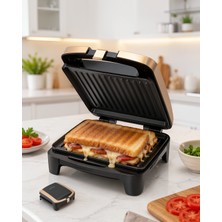 Azrlya Tost Makinesi Ev Tipi Pratik Kullanım 4 Tost Kapasiteli Yeni Nesil