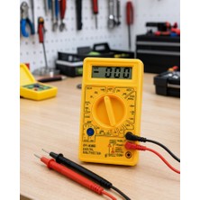 Azrlya Dijital Multimetre Ölçü Aleti Ac Dc Ölçüm ve LCD Ekranlı Yeni Nesil
