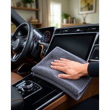 Azrlya Profesyonel Mikrofiber Araç Kurulama Bezi Çizmez Iz Bırakmaz Oto Detay Temizlik Bezi