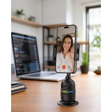 Azrlya Canlı Yayın ve Video Çekimleri Için Otomatik Yüz Takipli Masaüstü Gimbal Yeni Nesil