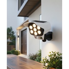 Azrlya Uzaktan Kumandalı Güneş Enerjili LED Güvenlik Lambası Kamera Tipi Hareket Sensörlü Yeni Nesil