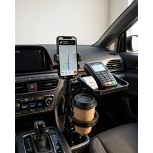 Azrlya Telefon Tutuculu Araç Bardaklık Organizeri Pratik Saklama Çözümü