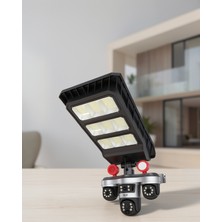 Azrlya Solar Panelli Akıllı Güvenlik Kamerası LED Projektörlü