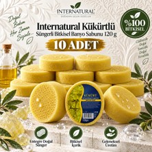 Dermolive Internatural Kükürtlü Süngerli Bitkisel Banyo Sabunu 10'lu Paket (10 x 120 G)