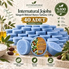 Dermolive Internatural Jojoba Süngerli Bitkisel Banyo Sabunu 40'lı Paket (40 x 120 G)