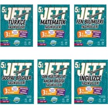 Ünlüler Karması 5.sınıf Tüm Dersler Jett Fasikül 6'lı Set