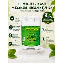 Humat Kimya Humata 12 (HUMİK FULVİK ASİT - LEONARDİT MENŞELİ) Organik Sıvı Gübre 5 Litre