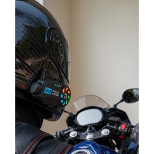 Azrlya Motosiklet Kask Kamera Sistemi Gece Görüş Destekli Bluetooth ve Uzun Pil