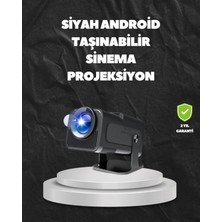 Marsilyan Wifi6 ve Bluetooth 5.0 Teknolojili Kablosuz Bağlantı Özellikli Projektör