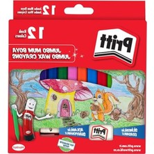Esranın Dünyası 12'li Jumbo Silinebilir Pastel Boya, Silgi ve Kalemtıraş Hediyeli