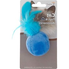 Esranın Dünyası 4.5 cm Karışık Renkli Kedi Otlu Tüylü Top Oyuncak