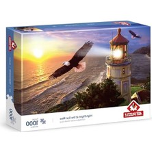 Esranın Dünyası Gündoğumunda Yüksek Uçuş Temalı 1000 Parça Puzzle