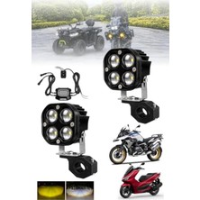 Esranın Dünyası Motosiklet LED Sis Farı Seti - Kolay Kurulum Için Tüm Aparatlar