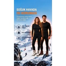 Jakc Ways Unisex  Termal  İçlik Takım Pamuklu  ( Fanila+Tayt)