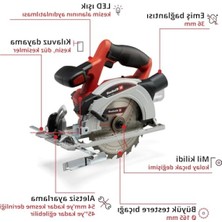 Esranın Dünyası Akülü Daire Testere, 18V, 165 mm Bıçak, Aletsiz Ayar, Üstün Kesim Performansı