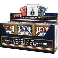 Esranın Dünyası Standart Oyun Kartı Destesi, 12 Paket (6 Kırmızı, 6 Mavi) - Oyun Keyfi