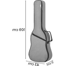 Esranın Dünyası Soft Case Kılıf - Akustik Gitar Için, Askı ve Pena Dahil