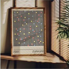 Esranın Dünyası Modern Dekoratif Çerçevesiz Poster, 30 x 40 cm Bauhaus Temalı