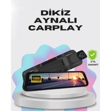 Marsilyan 1080P Çift Kameralı Dokunmatik Dikiz Aynası G Sensörlü