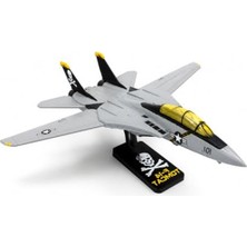 Esranın Dünyası F-14 Tomcat Savaş Uçağı Maketi | Metal Gövdeli Koleksiyon Model Uçak | Standlı Dekoratif Uçak Maketi | Havacılık Tutkunlarına Hediye