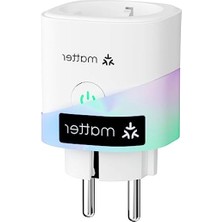 Esranın Dünyası Matter Akıllı Priz, 16 A, Wi-Fi ile Uyumlu
