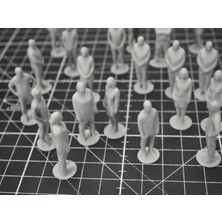 Omnium 1/50 Insan Figürü Boyanabilir Beyaz