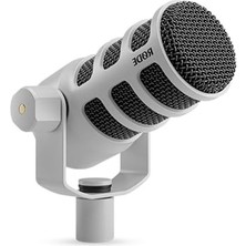 Esranın Dünyası Røde Podmic, Profesyonel Dinamik Podcast Mikrofon, Beyaz