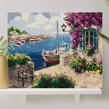 Esranın Dünyası Fırça ve Boya Içeren Sayılarla Boyama Tuval Seti 40X50 cm