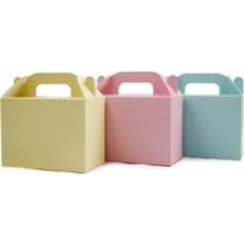 Esranın Dünyası 3'lü Set Karışık Renkli El Geçme Hediye Kutusu - 10X14 cm