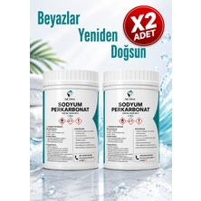 Netra Sodyum Perkarbonat 1 kg 2 Adet Avantaj Paketi– Oksijen Bazlı Leke Çıkarıcı, Beyazlatıcı ve Çamaşır Temizleme Tozu, Inatçı Lekeler Için