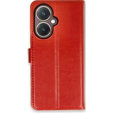 Vivo Y27 Kılıf Trend S Plus Kapaklı Kılıf - Kırmızı