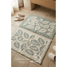 %100 Pamuk Banyo Ayak Havlusu 50X70 cm Yumuşak Yüksek Emici Kalın Dokulu