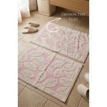 %100 Pamuk Banyo Ayak Havlusu 50X70 cm Yumuşak Yüksek Emici Kalın Dokulu