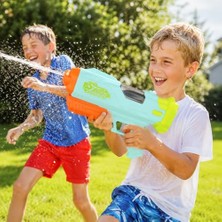 Esranın Dünyası Vardem Kutulu Şarjlı Otomatik Su Tabancası 30 Cm, USB Şarjlı Elektrikli Water Gun, Hızlı Su Doldurma Özellikli Yaz Oyuncağı, Çocuklar Için Bahçe ve Havuz Oyuncağı - Super Shooter VRD10975