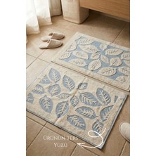 %100 Pamuk Banyo Ayak Havlusu 50X70 cm Yumuşak Yüksek Emici Kalın Dokulu