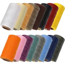 Esranın Dünyası Deri El Dikişi Için Mumlu Iplik 0,6 mm 500MT (Camel 08)