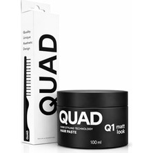 Esranın Dünyası Q1S Mat Görünüm Saç Pastası, Doğal Hacim, Güçlü Tutuş, Mucizevi Tarak ile Set, Unisex, 100 ml
