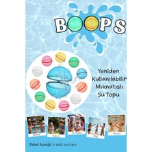 Esranın Dünyası Boops Yeniden Kullanılabilir Mıknatıslı Su Topu - 6 Adet (Yazın Su Topu Kışın Kar Topu)