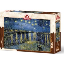 Esranın Dünyası Art Puzzle Yıldızlı Gece 2, Vincent Van Gogh 1000 Parça Puzzle