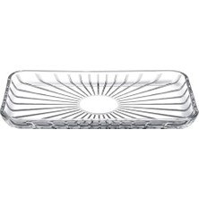 Khi-Zai Elegant Dikdörtgen Servis Tabağı 165X280, Seffaf