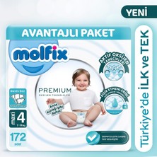 Esranın Dünyası Molfix Premium Avantajlı Paket 4 Beden 172 Adet