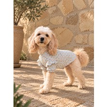 Maia Studio Florette Çiçekli Fırfırlı Köpek Sweatshirt