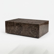Adomar Marble Narcisse Mermer Küp Orta Sehpa