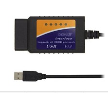 Esranın Dünyası ELM327 K138.010 Araç Arıza Tespit Cihazı Obd2 V1.5 (Usb), Siyah