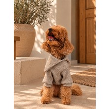 Maia Studio Lumi Yaka Detaylı Köpek Sweatshirt (Bej)